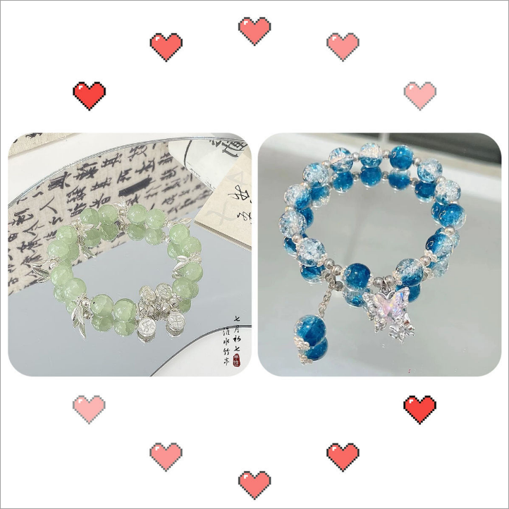 !!! NEW Lucky Glass bracelet-meet shop