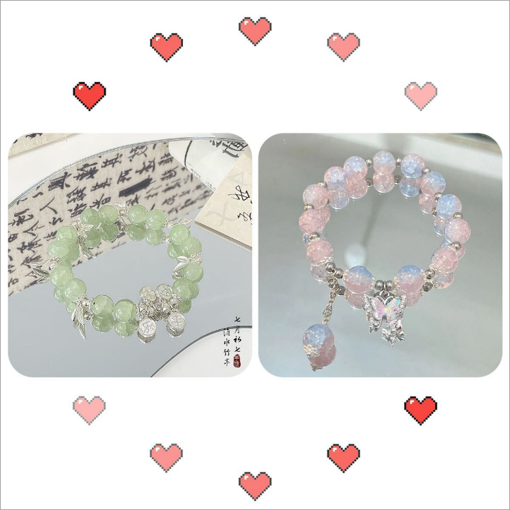 !!! NEW Lucky Glass bracelet-meet shop