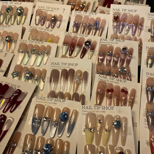 Special press-on nail--bling shop