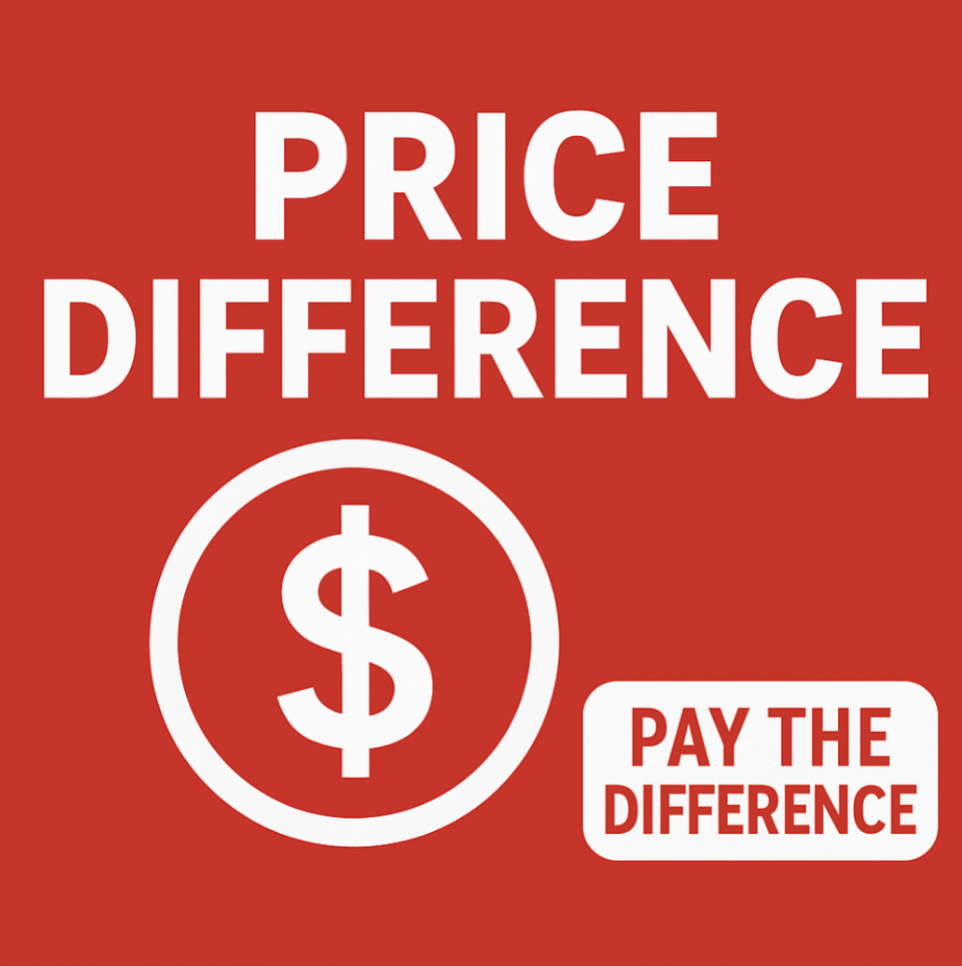 Price difference--Lulu