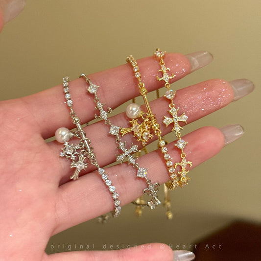 NEW!!!Zirconia Diamond Bracelet-meet shop