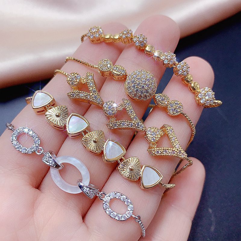 NEW!!!Zirconia Diamond Bracelet-meet shop