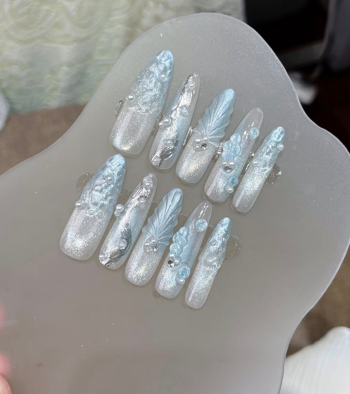 Live broadcast exclusive nail art selection link Lulu shop