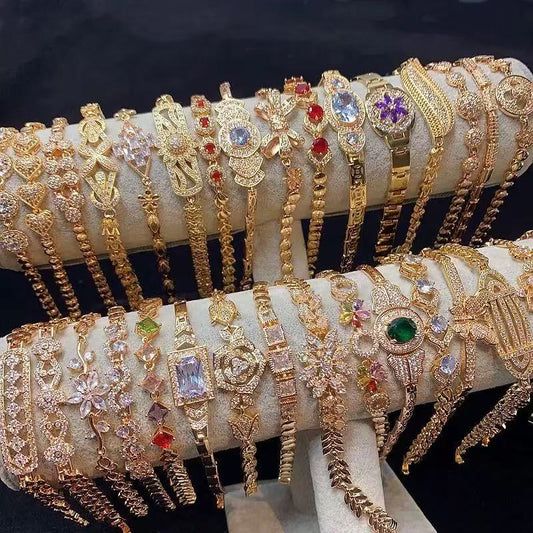 NEW!!!Zirconia Diamond Bracelet--xixi nail art