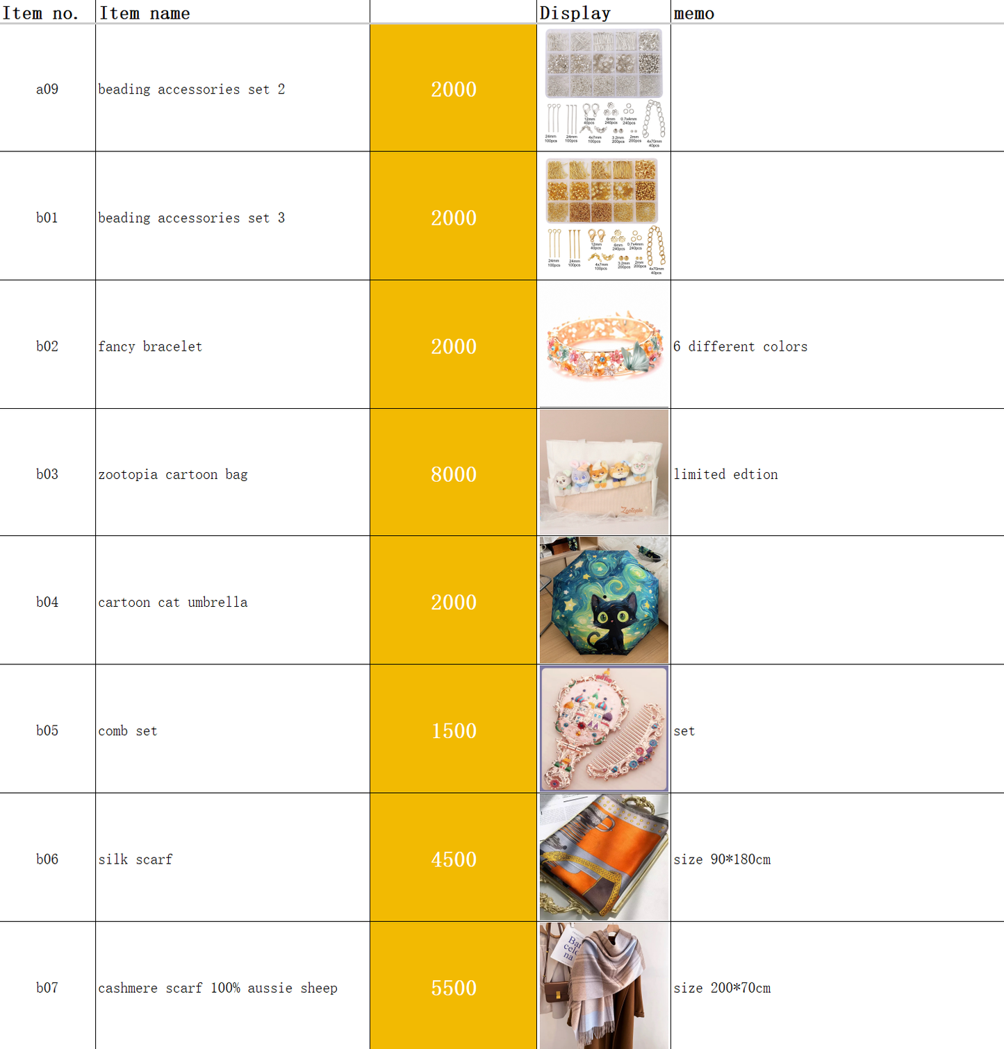 Golden September Event!--xixi shop